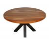 ROUND SOLID RECLAIMED TEAK WOOD DINING TABLE