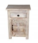SOLID RECLAIMED TEAK WOOD END TABLE BEDSIDE TABLE