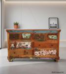 SOLID RECLAIMED TEAK WOOD BUREAU DRESSER CHEST