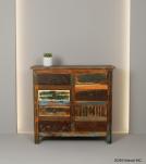 SOLID RECLAIMED TEAK WOOD CHEST SIDEBOARD BUREAU