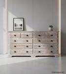 SOLID RECLAIMED TEAK WOOD DRESSER BUREAU SIDEBOARD