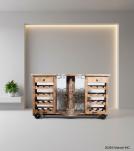SOLID RECLAIMED TEAK WOOD & IRON BAR