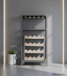 SOLID WOOD &  IRON BAR CABINET