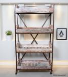 WOOD IRON SHELF
