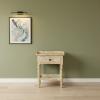 SOLID RECLAIMED TEAK WOOD END TABLE / NIGHTSTAND