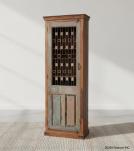 SOLID RECLAIMED WOOD & IRON CABINET