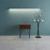 SOLID WOOD & IRON END TABLE