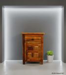 SOLID RECLAIMED TEAK WOOD END TABLE