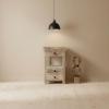 SOLID RECLAIMED TEAK WOOD 3 DRAWER END TABLE / NIGHT STAND