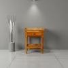 SOLID RECLAIMED TEAK WOOD END TABLE / NIGHTSTAND