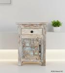 SOLID RECLAIMED TEAK WOOD END TABLE BEDSIDE TABLE