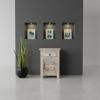 SOLID RECLAIMED TEAK WOOD END TABLE BEDSIDE TABLE