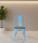 WOODEN IRON CHAIR 