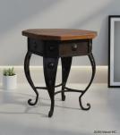 WOOD & IRON SIDE TABLE