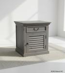 SOLID WOOD END TABLE / NIGHTSTAND W/ 1 DRAWER & 1 DOOR