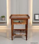 SOLID RECLAIMED TEAK WOOD SIDE TABLE END TABLE