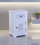 CARVED WOOD END TABLE / NIGHTSTAND