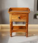 SOLID RECLAIMED TEAK WOOD END TABLE / NIGHT STAND