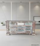 SOLID RECLAIMED TEAK WOOD EXECUTIVE DESK RECLAIMED WOOD