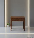 SOLID RECLAIMED TEAK 2 DRAWER WRITING TABLE DESK