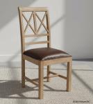 Wood  Leather Chair