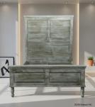SOLID WOOD QUEEN BED