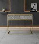 SOLID WOOD & IRON CONSOLE