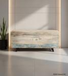 SOLID RECLAIMED TEAK WOOD STORAGE TRUNK / COFFEE TABLE