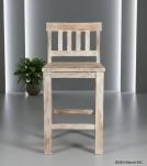 SOLID RECLAIMED TEAK WOOD COUNTER HEIGHT STOOL