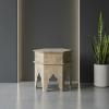 RECLAIMED WOOD END TABLE / NIGHTSTAND