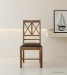 Wood  Leather Chair