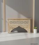 HAND CARVED SOLID WOOD CONSOLE TAB;E