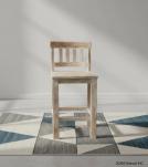 SOLID RECLAIMED TEAK WOOD COUNTER HEIGHT STOOL