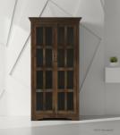 SOLID WOOD & GLASS CABINET DISPLAY CASE