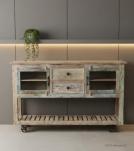 RECLAIMED TEAK + IRON SIDEBOARD / CONSOLE