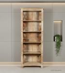 Solid Reclaimed Teak Wood Bookshelf Bookcase Shelving Unit