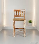 SOLID RECLAIMED TEAK WOOD COUNTER HEIGHT STOOL