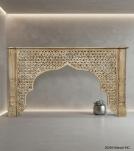HAND CARVED SOLID WOOD CONSOLE TABLE