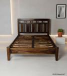 SOLID ROSEWOOD QUEEN BED 