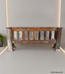 SOLID RECLAIMED TEAK WOOD & IRON CONSOLE