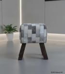 GENUINE LEATHER STOOL BENCH