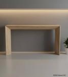 MODERN & ORGANIC SOLID WOOD CONSOLE TABLE