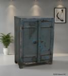 SOLID RECLAIMED WOOD CABINET SIDE TABLE