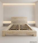 QUEEN SOLID RECLAIMED TEAK WOOD BED