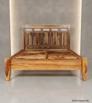 QUEEN ROSEWOOD BED