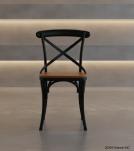 WOODEN IRON CHAIR