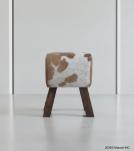 GENUINE LEATHER STOOL BENCH