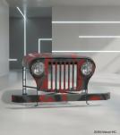 METAL JEEP INSPIRED DESK 