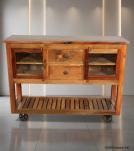 RECLAIMED TEAK + IRON SIDEBOARD / CONSOLE