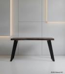 SOLID LIVE EDGE WOOD CONSOLE